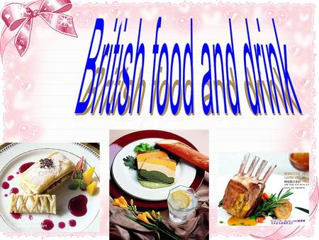 British food and drink.
