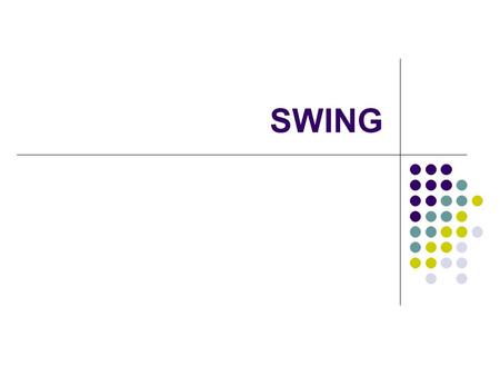 SWING. Split Panes JSplitPane is used to divide two (and only two) Components. The two Components are graphically divided based on the look and feel implementation,