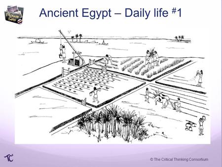 © The Critical Thinking Consortium Ancient Egypt – Daily life # 1.
