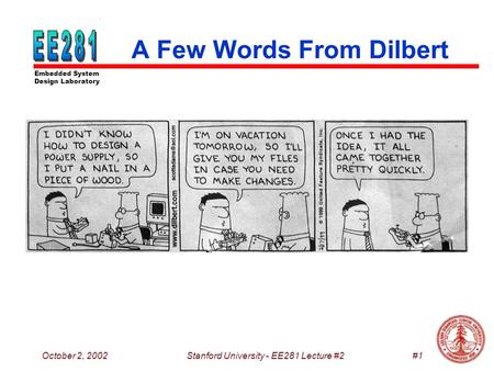 A Few Words From Dilbert