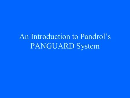 An Introduction to Pandrol’s PANGUARD System