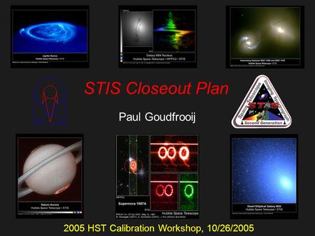 STIS Closeout Plan Paul Goudfrooij 2005 HST Calibration Workshop, 10/26/2005.