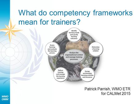 What do competency frameworks mean for trainers?