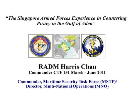 Commander CTF 151 March - June 2011