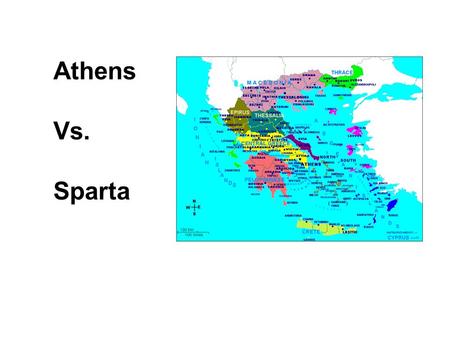 Athens Vs. Sparta. Government Athens: Democracy Citizens were free men over 18 Had to be Born to Athenian parents (after 451 BCE) Council of 500 met every.