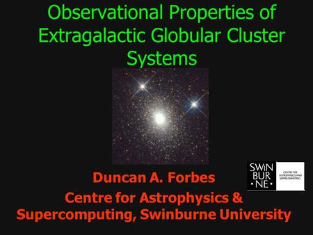 Observational Properties of Extragalactic Globular Cluster Systems