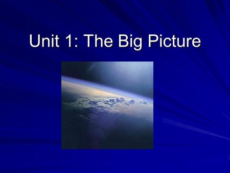 Unit 1: The Big Picture. What is Astronomy? The study of stars & anything outside Earth –Not astrology…no horoscope reading here! Today we will go over.