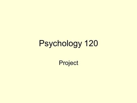 Psychology 120 Project. Sleep Profile 1. Complete the following: –Sleep diary (6 days) –Larks or Owls –Sleep Deficit Scale –How Good Are My Sleep Strategies?