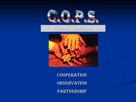 CooperationObservationPartnership. The Pledge of Allegiance I pledge Allegiance to the flag of the United States of America and to the Republic for which.