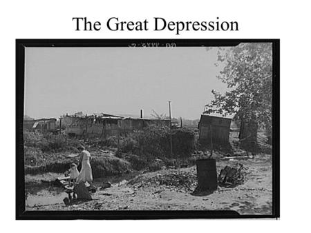 The Great Depression Causes Drop in farm income. Low factory wages. Worldwide depression. Underconsumption. Margin buying of stocks.