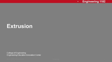 Extrusion Rev: 20121023, AJP Extrude.