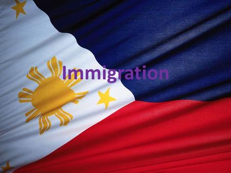 Immigration. Filipino Culture Filipino people have a very warm personality. We are friendly and value companionship. We are caring towards our neighbors.