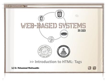 >> Introduction to HTML: Tags. Hyper - is the opposite of linear Text – words / sentences / paragraphs Mark-up – Marking the text Language – It is a language.