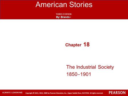 The Industrial Society 1850‒1901