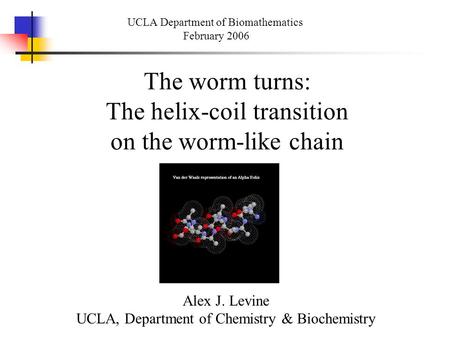The worm turns: The helix-coil transition on the worm-like chain