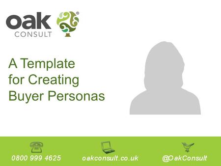 A Template for Creating Buyer Personas. 1. A Brief Introduction to Buyer Personas 2. How to Present Your Buyer Persona 3. An Example of a Complete Buyer.