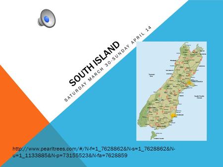 SOUTH ISLAND SATURDAY MARCH 30-SUNDAY APRIL 14  u=1_1133885&N-p=73155523&N-fa=7628859.