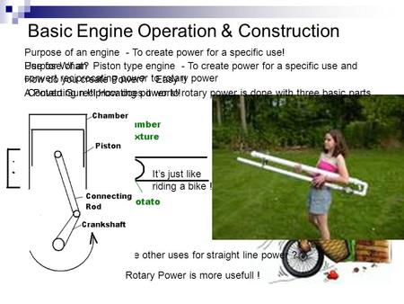 Basic Engine Operation & Construction