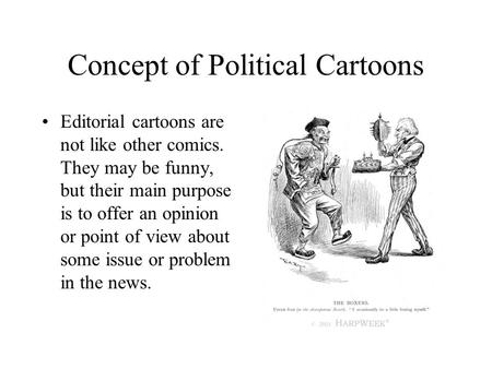 Concept of Political Cartoons