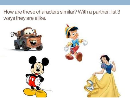 How are these characters similar