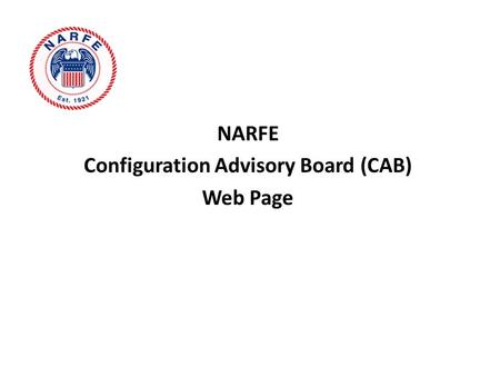 NARFE Configuration Advisory Board (CAB) Web Page.