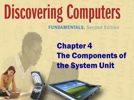 Chapter 4 The Components of the System Unit. Today The System Unit Motherboard CPU Control Unit ALU Machine Cycle System Clock Data Representation Memory.