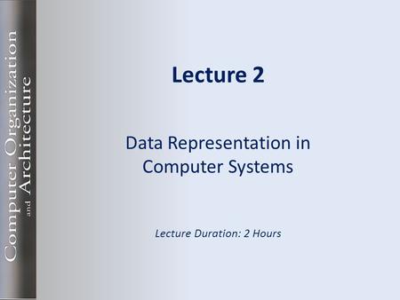 Lecture Overview Introduction Positional Numbering System