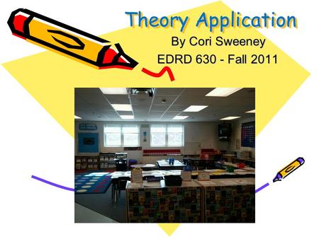 Theory Application By Cori Sweeney EDRD 630 - Fall 2011.