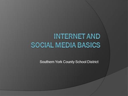 Southern York County School District. About Your Instructor Kellin McCullough – Business Teacher.