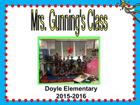 Class Picture Goes in this Section Doyle Elementary 2015-2016.