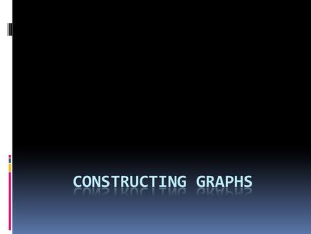 Why are Graphs Useful? AA graph is a “picture” of your data. GGraphs can reveal patterns or trends that data tables cannot. TThe 3 types of graphs.