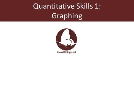Quantitative Skills 1: Graphing