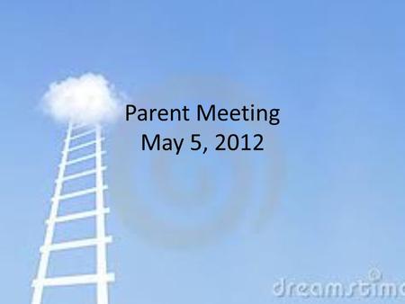 Parent Meeting May 5, 2012. Youth Ministry Overview Weekly activities – Sunday School 10:30 hour (age-graded) – Youth Worship 5:30-7:00 – Accountability.