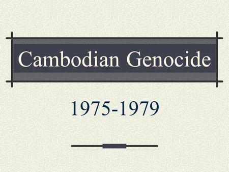 Cambodian Genocide 1975-1979. What do these kids all have in common?