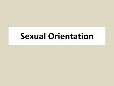 Sexual Orientation. Sodomy – A History First considered under Church Law, becomes part of English criminal law in 1533 as capital offense Only includes.