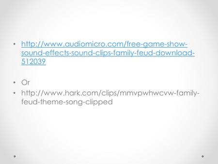 free game show sound effects download