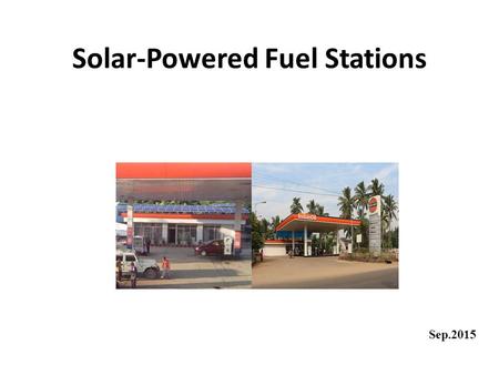 Solar-Powered Fuel Stations