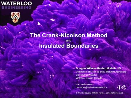The Crank-Nicolson Method and Insulated Boundaries