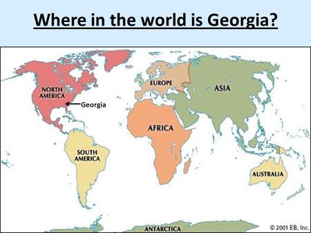 Where in the world is Georgia?