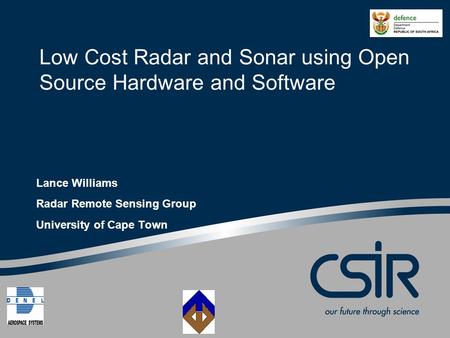 Low Cost Radar and Sonar using Open Source Hardware and Software