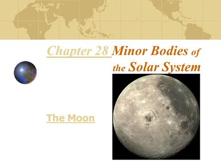 Chapter 28 Minor Bodies of the Solar System