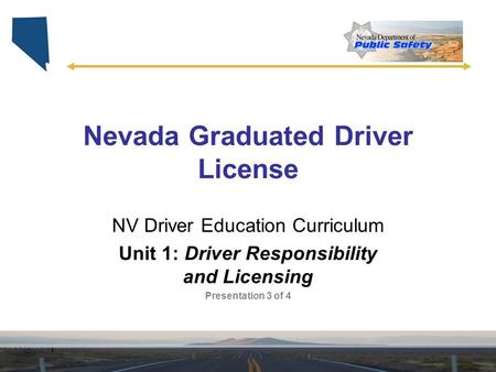 Nevada Graduated Driver License