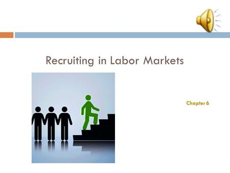 Recruiting in Labor Markets Chapter 6 6–2 Strategic Recruiting Decisions Sample Sample Organization-Based vs. Outsourced Recruiting Recruiting Presence.