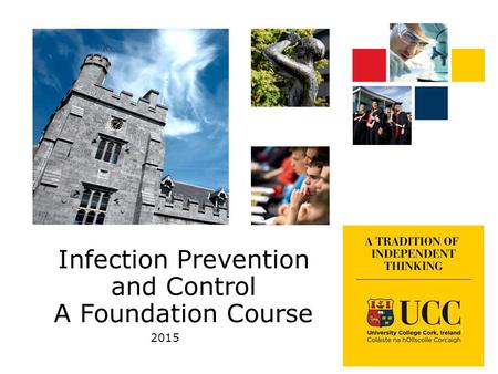 Infection Prevention and Control A Foundation Course 2015.