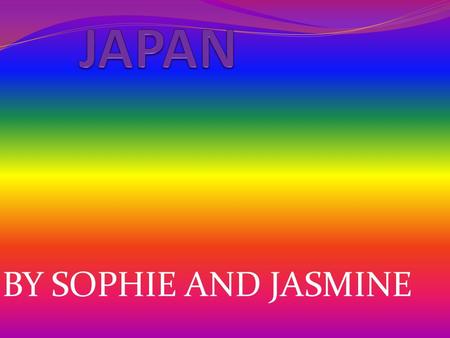 BY SOPHIE AND JASMINE Blossom and Sally Blossom and Sally are 6 They are moving to Japan They are going on the bullet train.