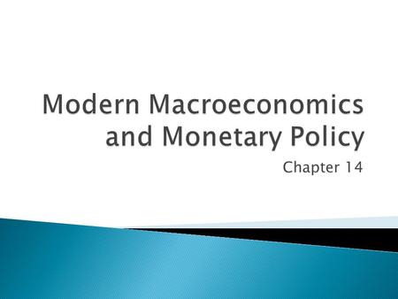Chapter 14.  Discuss Milton Friedman’s contribution to modern economic thought.  Evaluate appropriately timed monetary policy and its impacts on interest.