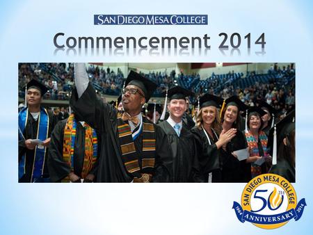 What students are saying: * Only 6% of students said they heard about commencement from their instructors.