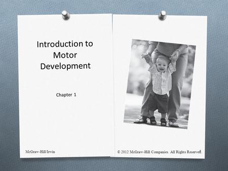 Introduction to Motor Development