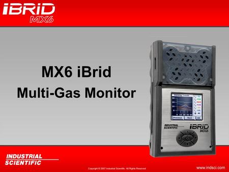 MX6 iBrid Multi-Gas Monitor