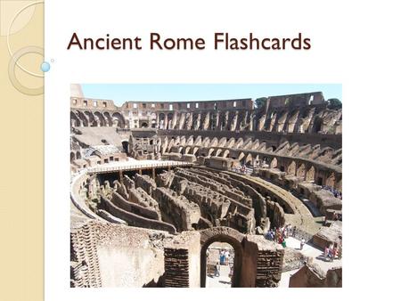 Ancient Rome Flashcards. Why were the plains of Italy important? The plains provided rich fertile farmland.